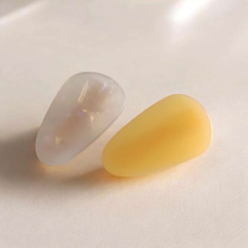 Set de 2 Pinzas ovaladas Laterales de Acetato para el Pelo